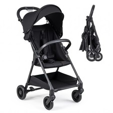 Lightweight Travel Stroller with Canopy, Under-Seat Basket and One-Hand Fold