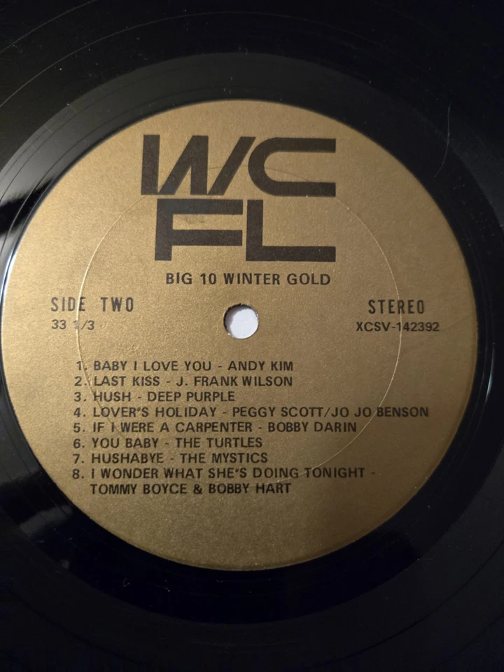 Various Artists-Big 10 Winter Gold-Vinyl LP Record-XCSV 1423-Wcfl-Stereo Foto 4 de 4