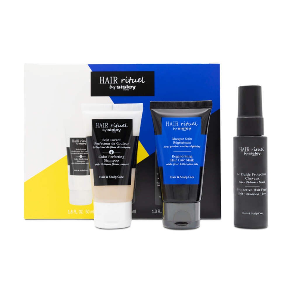 Sisley Colour Protection Haircare Set Shampoo Mask Spray 3pc Set