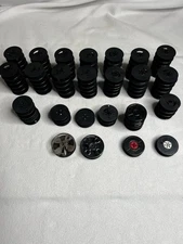 Large Lot Of 90 Empty Typewriter Spools, Primarily Plastic, Mixture Of Others