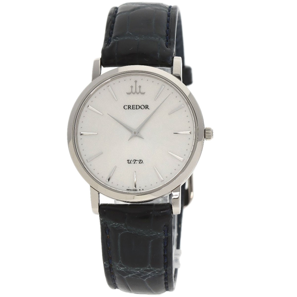 SEIKO CREDOR Signo UTD Watches GBAQ977 6870-00B0 K18 White Gold