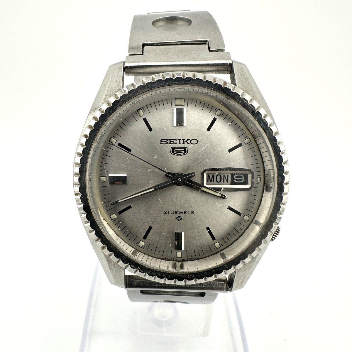 Seiko 5 Automatic Watch 6119-8030 Silver Dial 36mm Men's Watch