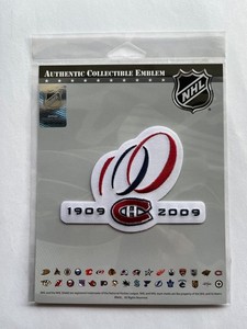 1909 2009 MONTREAL CANADIANS 100TH ANNIVERSARY PLAYER JERSEY PATCH CENTENNIAL