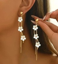 Frühlingsblüten Ohrhänger   18K vergoldet ...