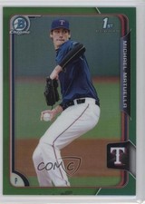 2015 Bowman Draft Chrome Green Refractor 9/99 Michael Matuella #70 1u6