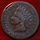 1884-P Indian Head Cent — photo from another recent sale