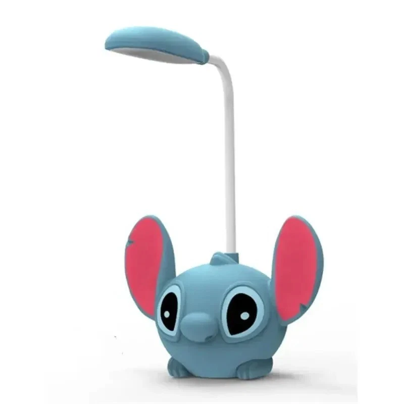 Lampada da Scrivania Disney Stitch Blu LED con Luce Ricaricabile USB Bambini - Immagine 3 di 4