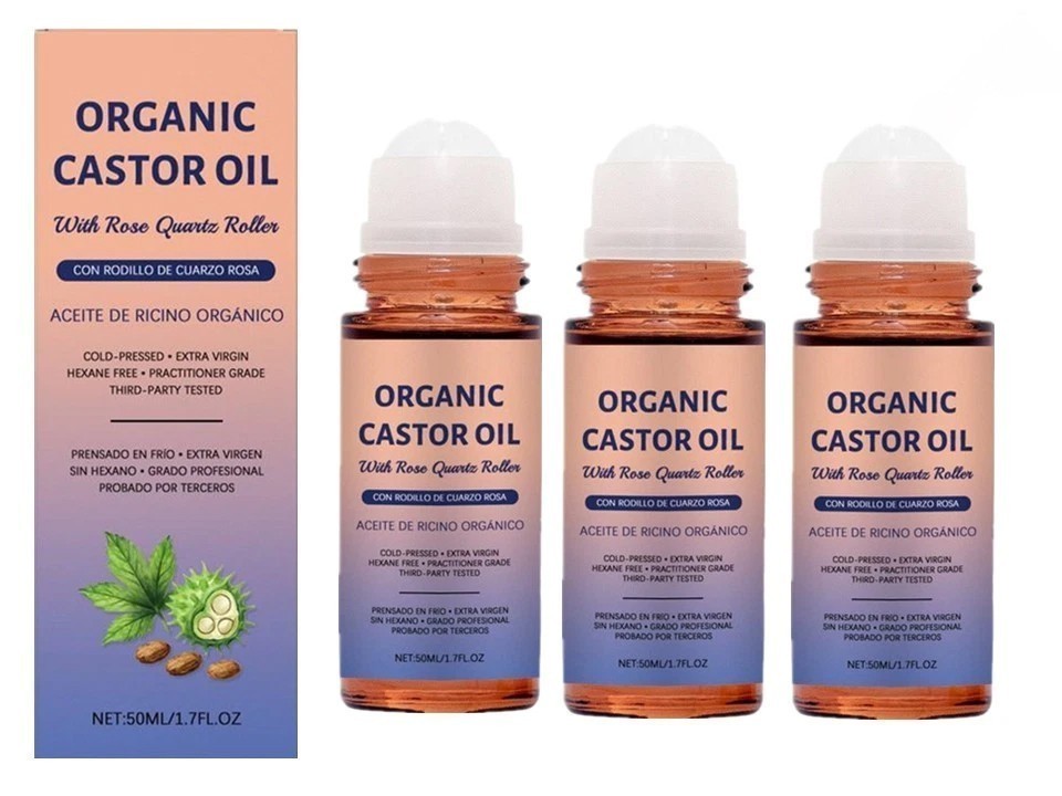 Roll-on With Rose Quartz For Skin,hair&wrinkle