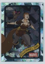 2025 Topps Chrome Marvel Comics Sapphire Aqua 54/75 Squirrel Girl #44 0kg8