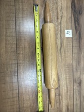 Vintage Primitive Country Kitchen Wooden Roll...