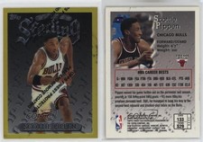 1996-97 Topps Finest Rare Gold Scottie Pippen #133 HOF