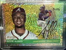 Topps 2025 Chrome Platinum Anniversary Ozzie Albies Speckle /150 #29 - Braves