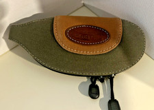 FIELD & STREAM green canvas double zip clamsh...
