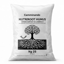 Humus di Lombrico 25 kg (60L) – Concime Organico Naturale Biologico