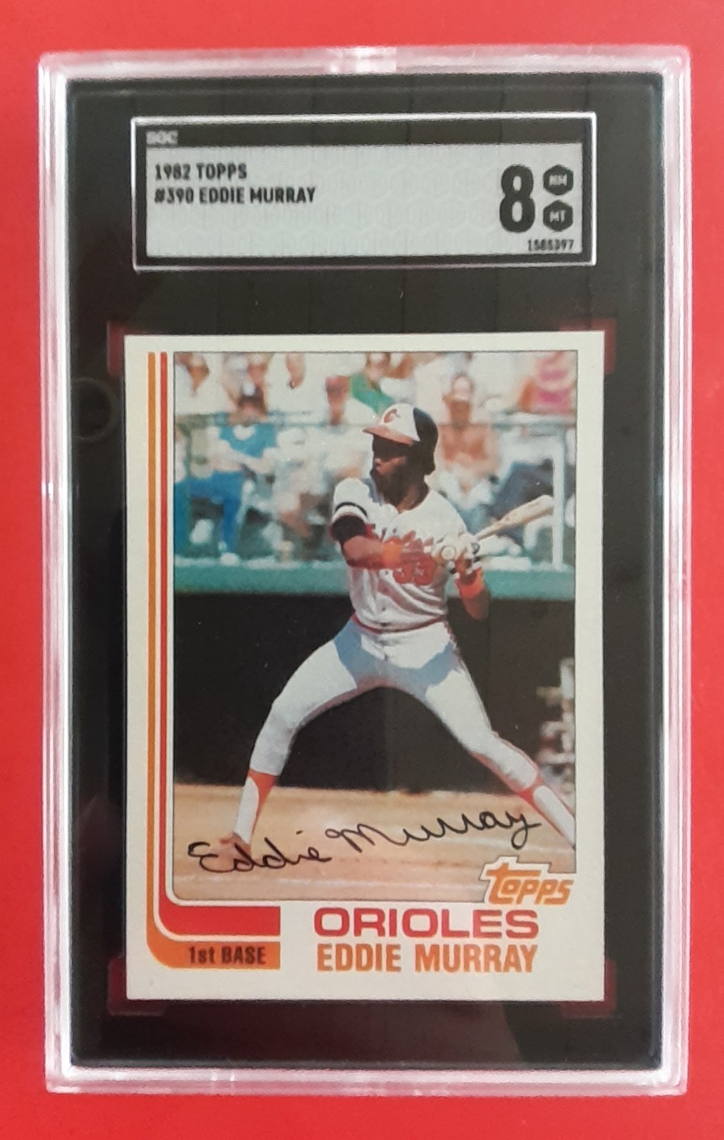 1982T EDDIE MURRAY PSA 8 ... BONUS VINTAGE CARDS ADDED FREE!! view 1