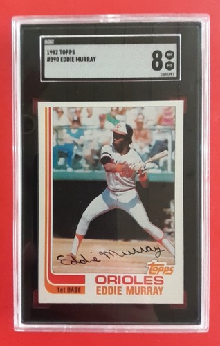 1982T EDDIE MURRAY PSA 8 ... BONUS VINTAGE CARDS ADDED FREE!!