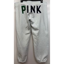 Victoria Secret PINK Puppy Booty Joggers Y2K Womens L No Tag Spot Sweats
