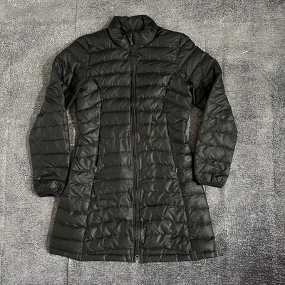 Women's Patagonia Fiona Black Goose Down 800 Fill Parka Zip Puffer Jacket  Sz XS