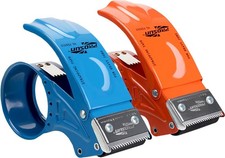 PROSUN 2 Pack Metal Packing Tape Dispenser Gun:2-inch Wide Tape Dispenser / 3...