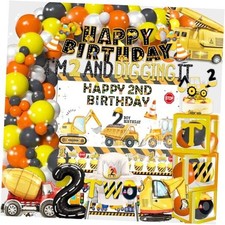 Construction Birthday Party Supplies Boy Dump Truck Digger Zone Birthday 2nd