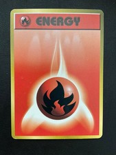 Fire Energy - Japanese Pokemon BASE SET - LIGHTLY PLAYED