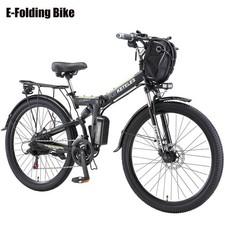 1000W Electric Bicycle KETELES 26" folding Mountain Bike 48V/20Ah for Adults US