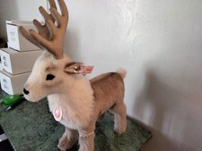 Steiff 2012 Renny Reindeer 10 inch sand white alpaca EAN 035791
