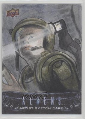 2018 Upper Deck Aliens Movie 1/1 Carolyn Craggs #SKT Auto Sketch p1l