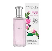 Image of Yardley London English Rose 50ml Eau De Toilette EDT Spray - Brand New