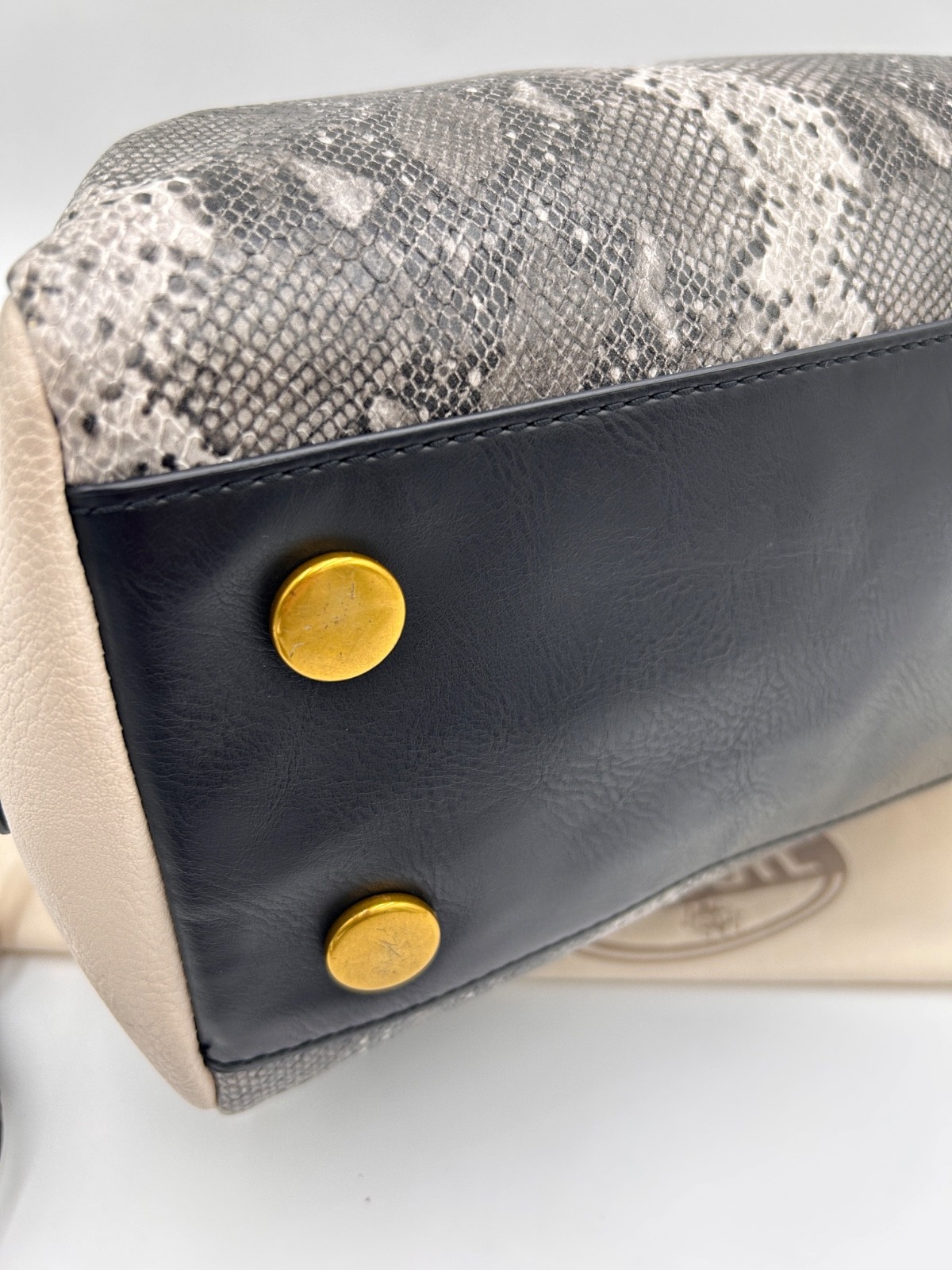 Fossil Sydney Satchel Python Embossed Crossbody W… - image 7