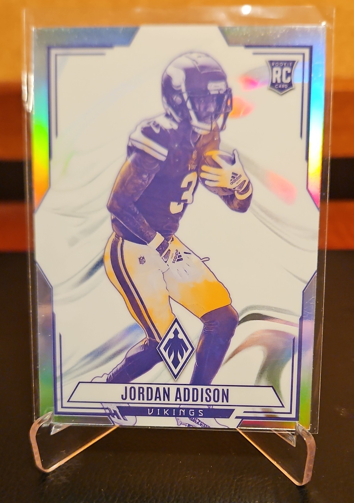 2023 Panini Phoenix - Contours Jordan Addison #CON-14 Silver Seismic (RC)