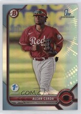 2022 Bowman 1st Edition Sky Blue Foil Allan Cerda #BPPF-142 17yt