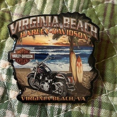 2014 Virginia Beach Harley Davidson Dealership Pin VA Best Hat Vintage