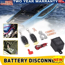 Battery Disconnect Isolator Switch Power Cut-Off Car Control Master 120A Remote