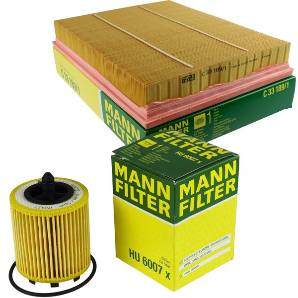 Mann Inspektionspaket Filterset FüR Opel Vectra C Signum Fiat Croma 2.2 16V-image