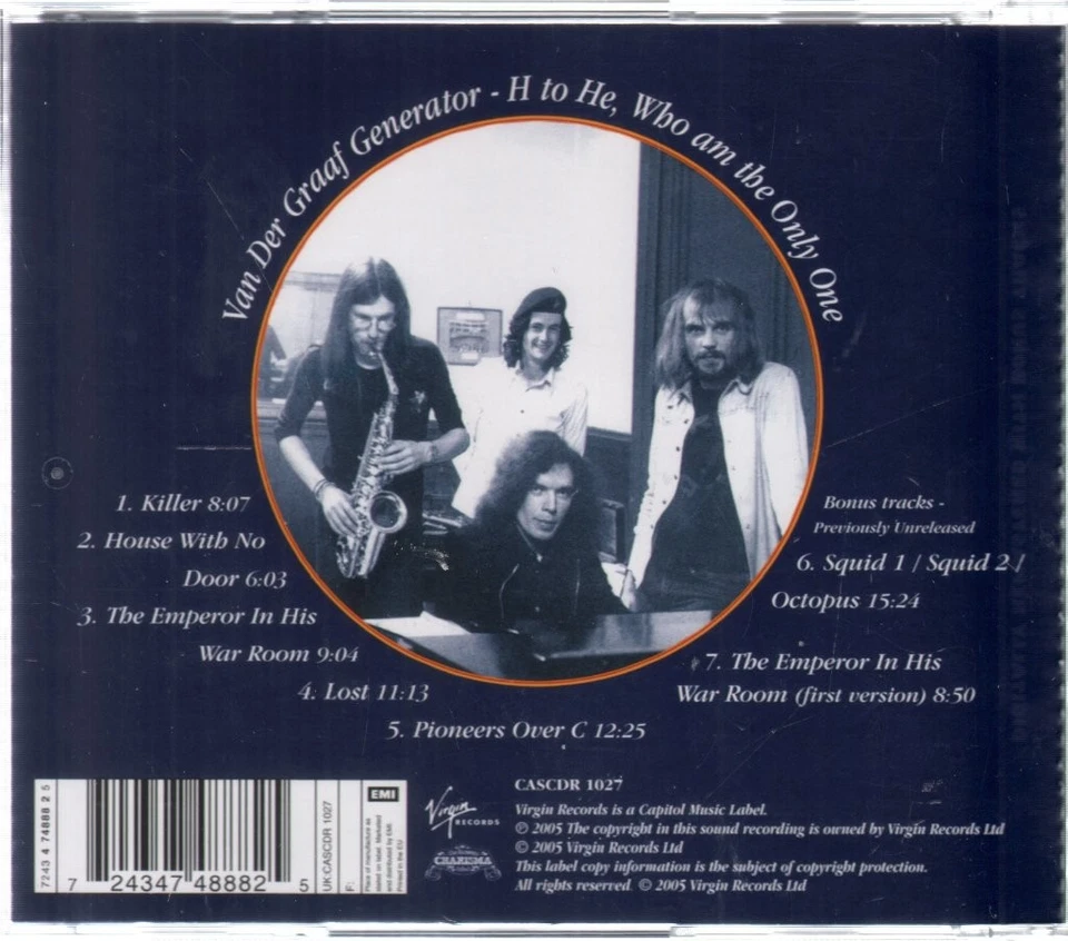 Van Der Graaf Generator H To He, Who Am The Only One CD Europa Charisma - Bild 2 von 2