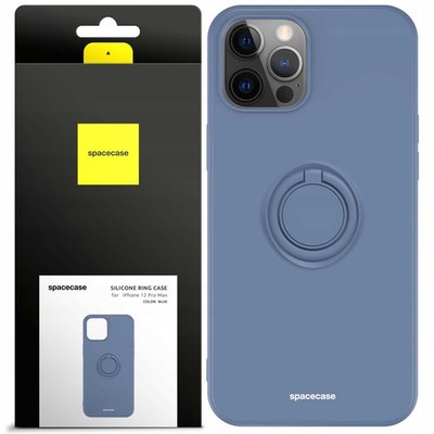 Spacecase Silikonringhülle Für Iphone 12 Pro Max Blau