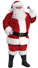 Santa Plush Crimson Plus Size Costume XXL
