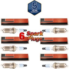 Set of 6 Platinum Spark Plug for Mazda 5 CX-9 Ford Flex Edge 2.0L 3.7L SP411