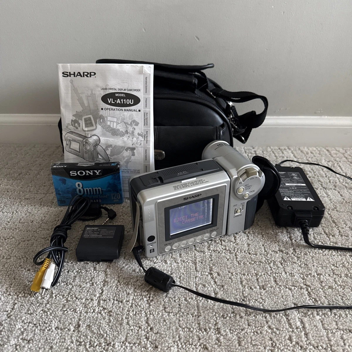 Sharp Viewcam Video 8 Removable Storage (Card/Disc/Tape