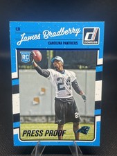 2016 Donruss - Rookies James Bradberry #319 Press Proof Blue (RC)