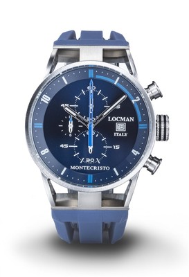 Watch Locman Man Montecristo in Steel 0510A02S-00BLSKSB 0510a02s-00blsksb