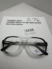 New Modern Optical Eyeglasses Tycoon Grey 56 20 150