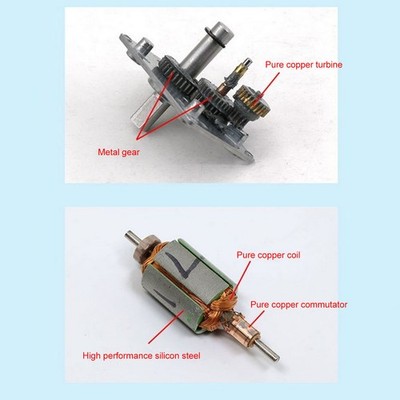 DC Worm Gear Motor 2W Speed Regulation Forward Reverse Rotation Worm Gear Speed