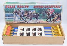 Shinsei Horse Racing Game Vintage Battery Operated 6 Lane Boxed Working