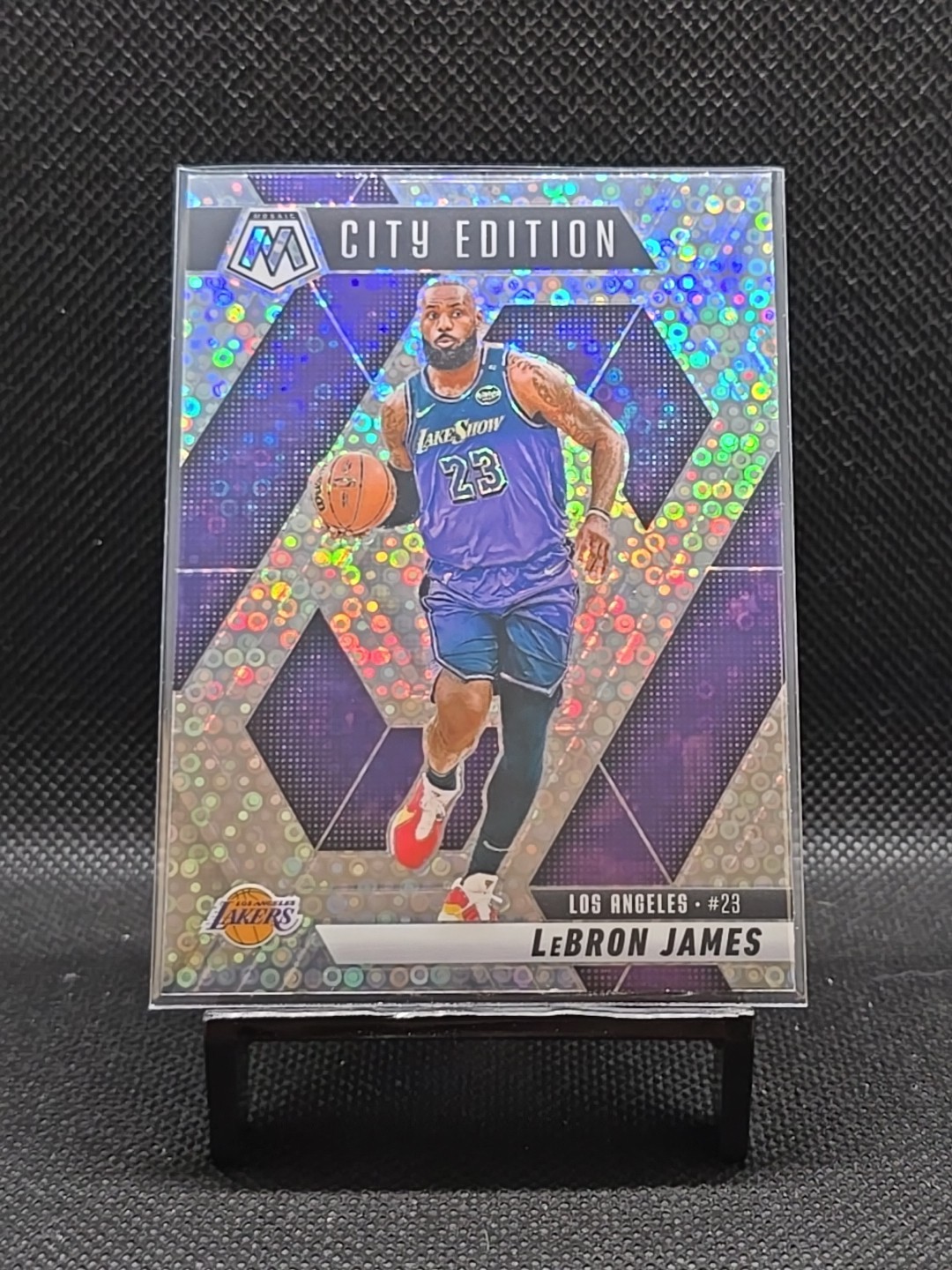 2024-25 Panini Mosaic-City Edition LeBron James #286 Fast Break Prizm