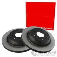 2X Herth+Buss 314Mm Bremsscheiben Hinten Passend FüR Hyundai Equus Genesis | J33