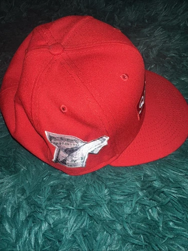 Casquette chapeau Supreme en laine brossée logo New Era taille 7 3/8 rouge FW24 neuve 2024