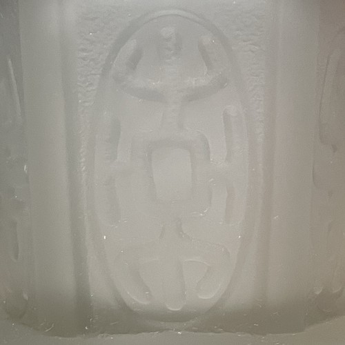 Satin Glass Pagoda Fairy Lamp Candle Holder Frosted Glass Vintage Gift - Picture 14 of 18