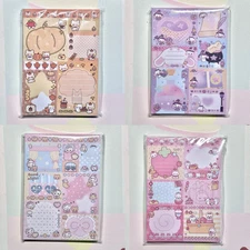 Cute Forest Diary Patchwork Notepad - 50 sheets, 1 unit